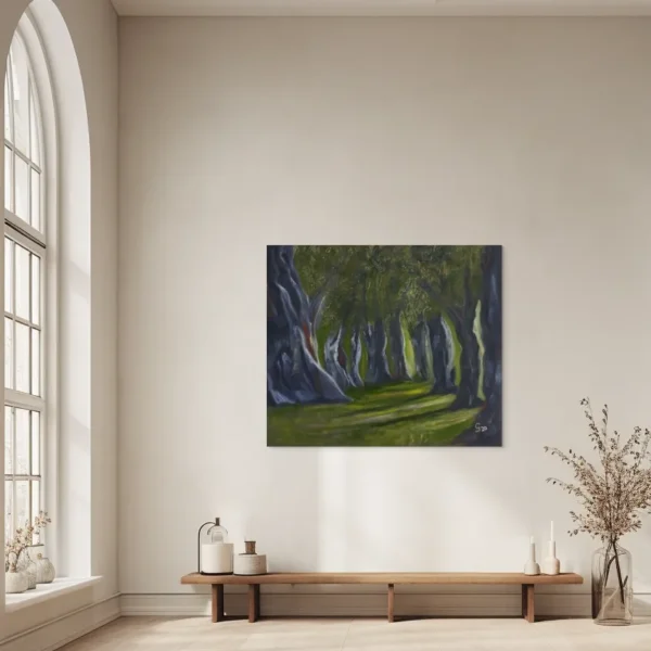 The ballerinas in situ